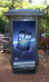 Dr Who tardis wheelie bin sticker