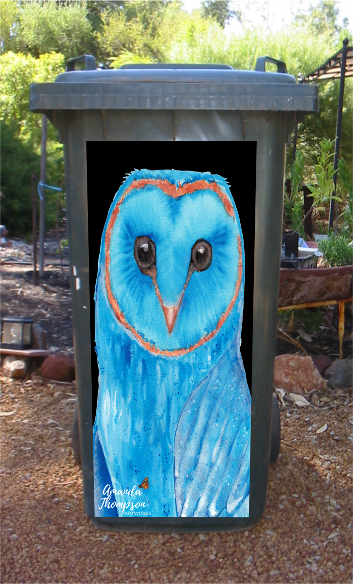 Florentine wheelie bin sticker