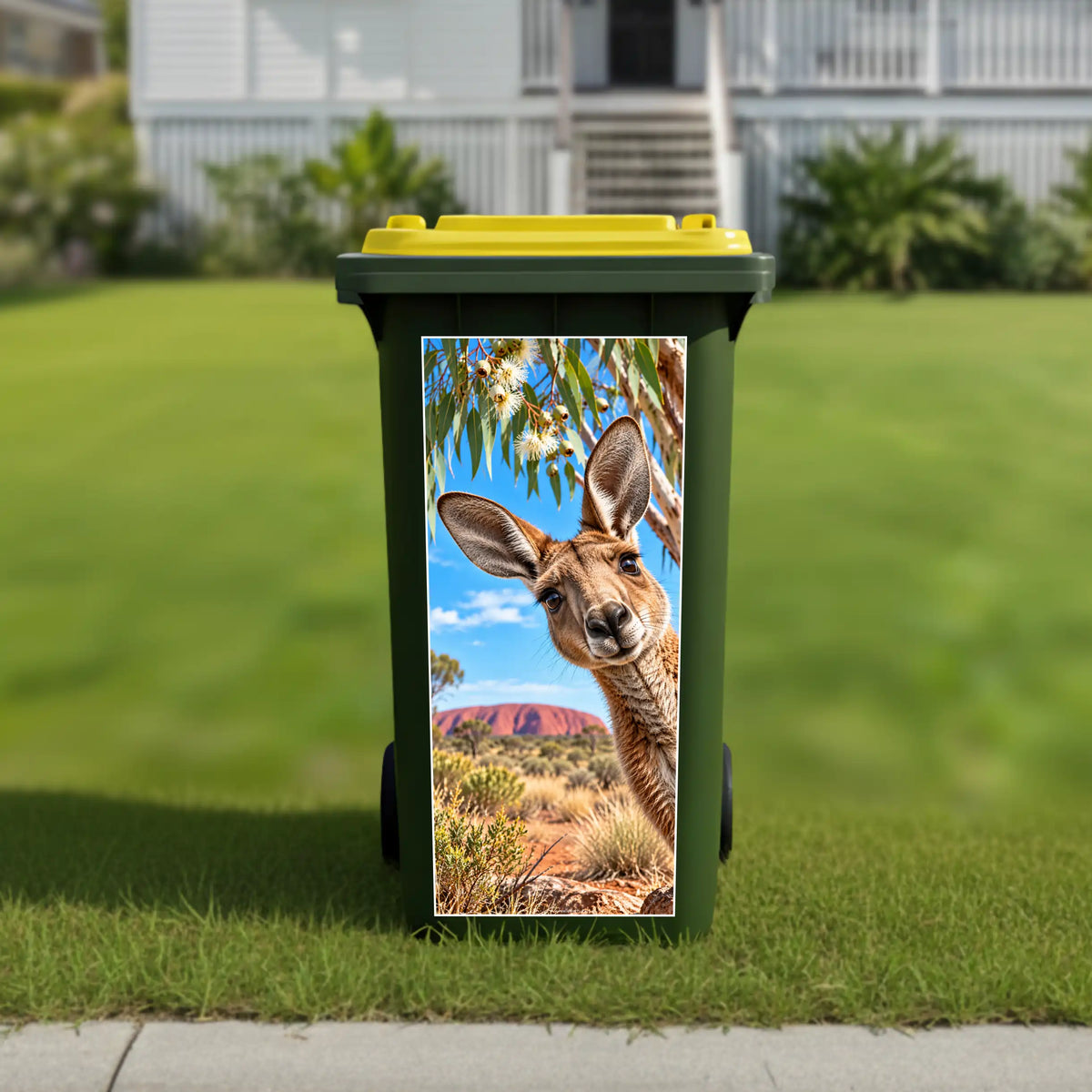 🦘 Gday aussie wheelie bin sticker bundle pack