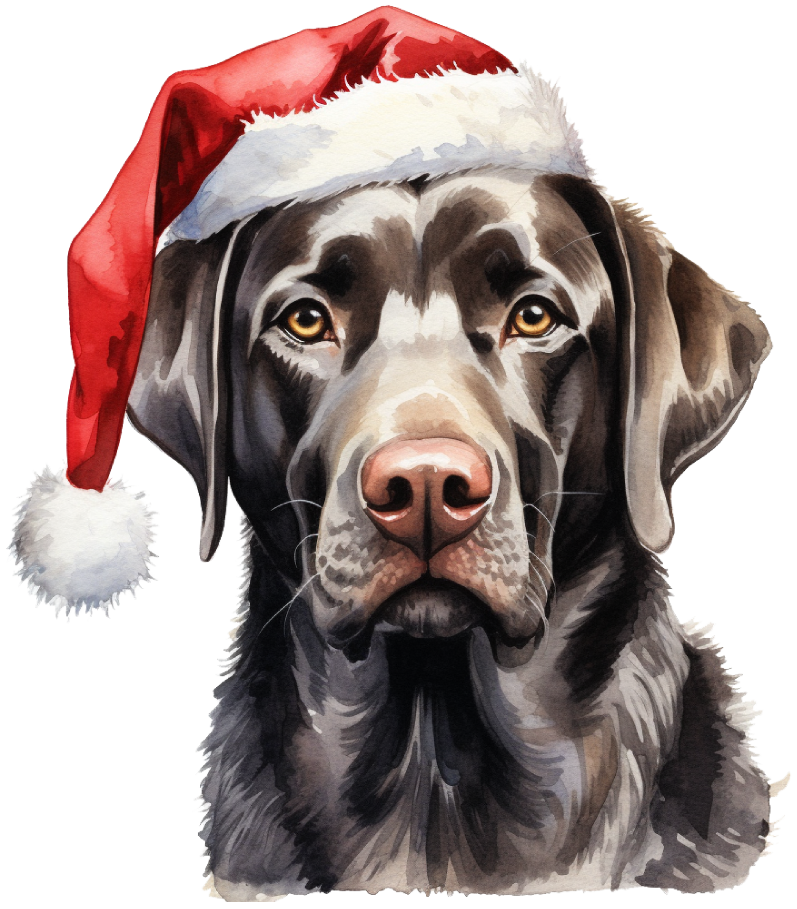 Labrador Christmas sticker