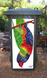 Lori wheelie bin sticker