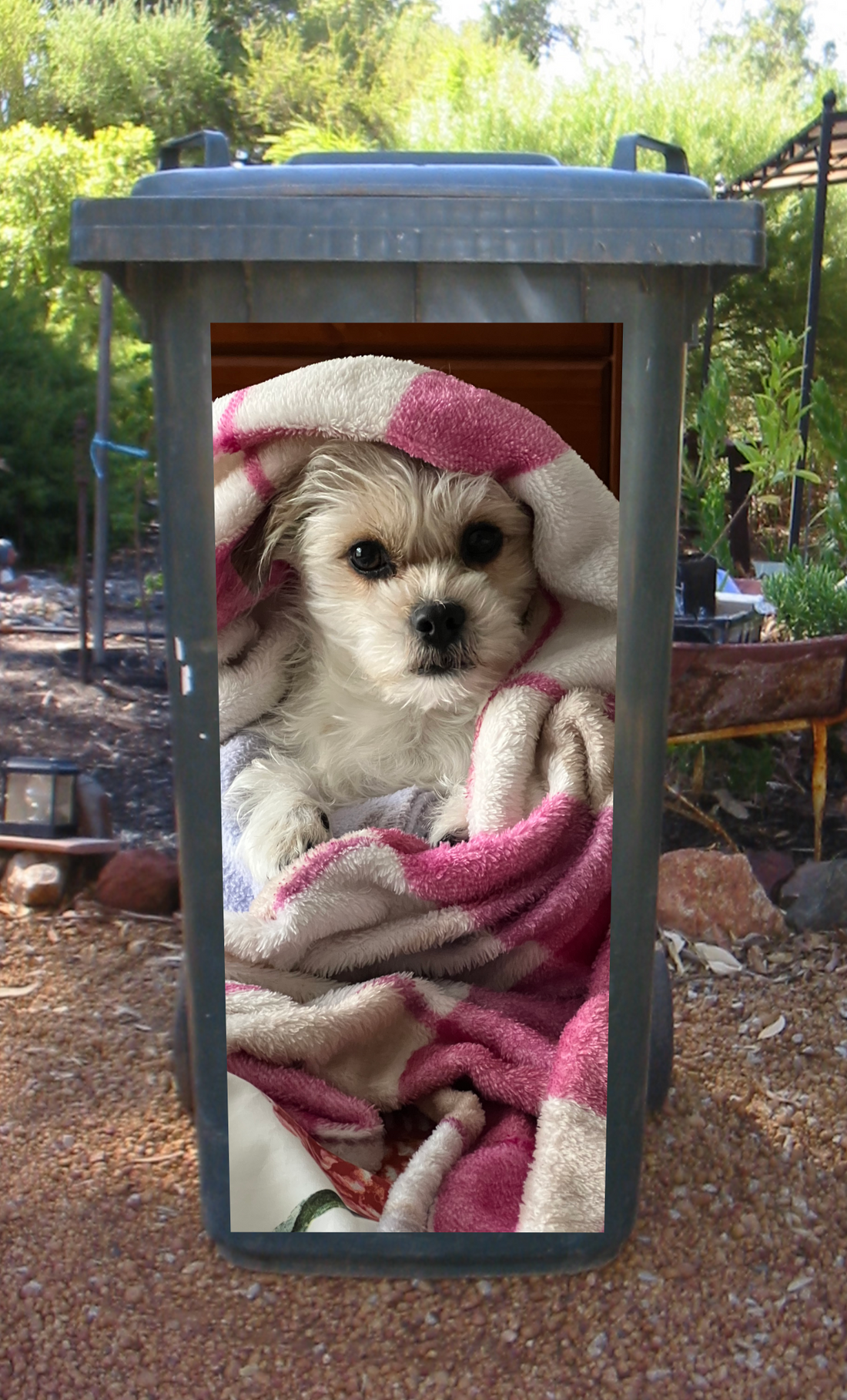 Use your own image wheelie bin sticker