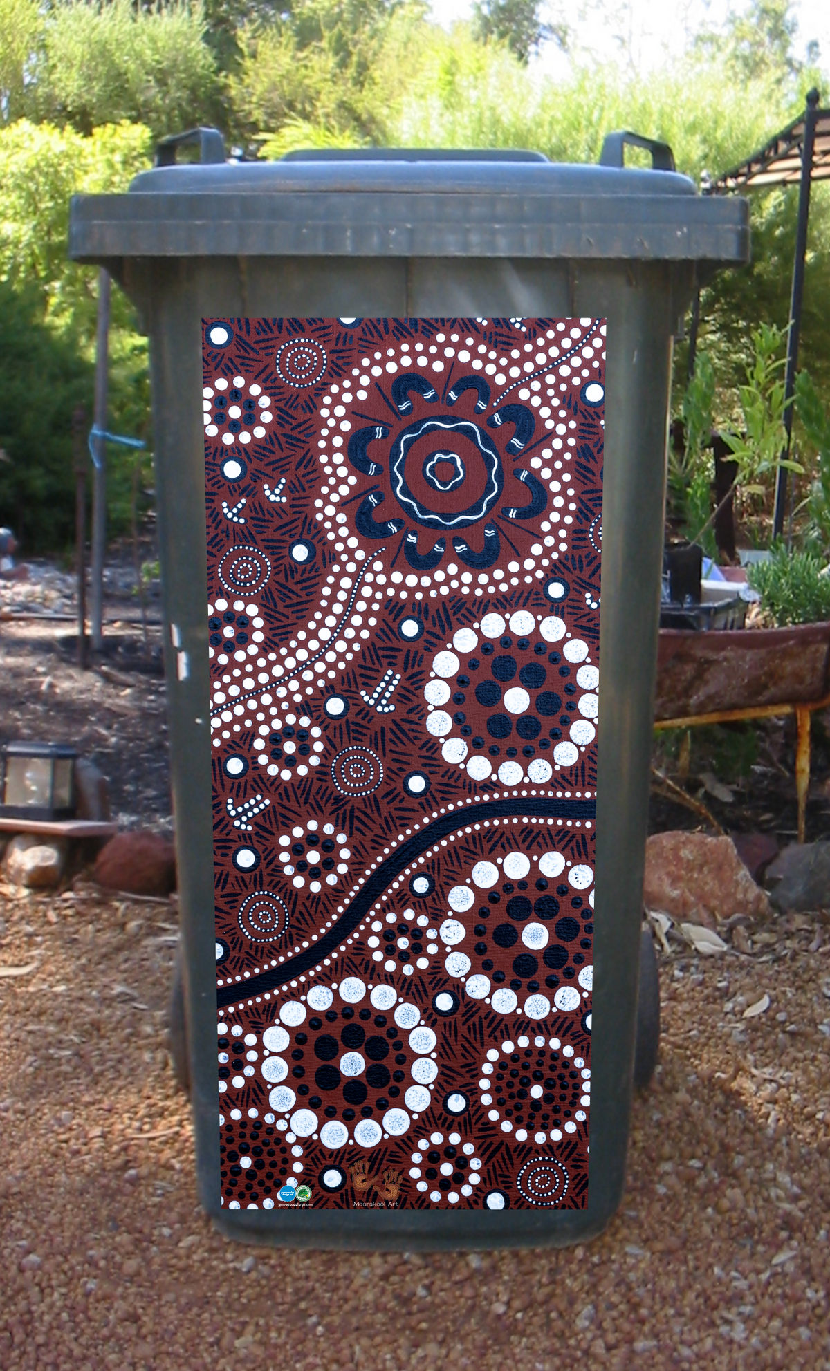 Noonga Boodja part 3 wheelie bin sticker