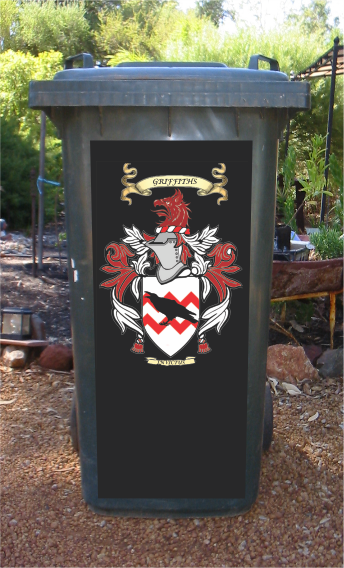 Use your own image wheelie bin sticker