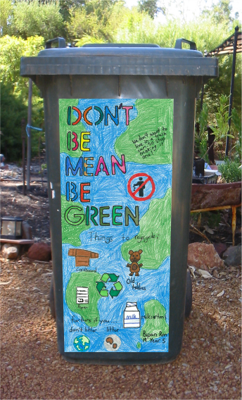 Use your own image wheelie bin sticker