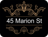 street with scroll patterns