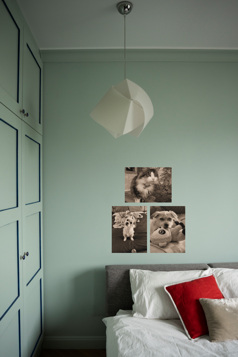 Custom rectangle photo wall stickers