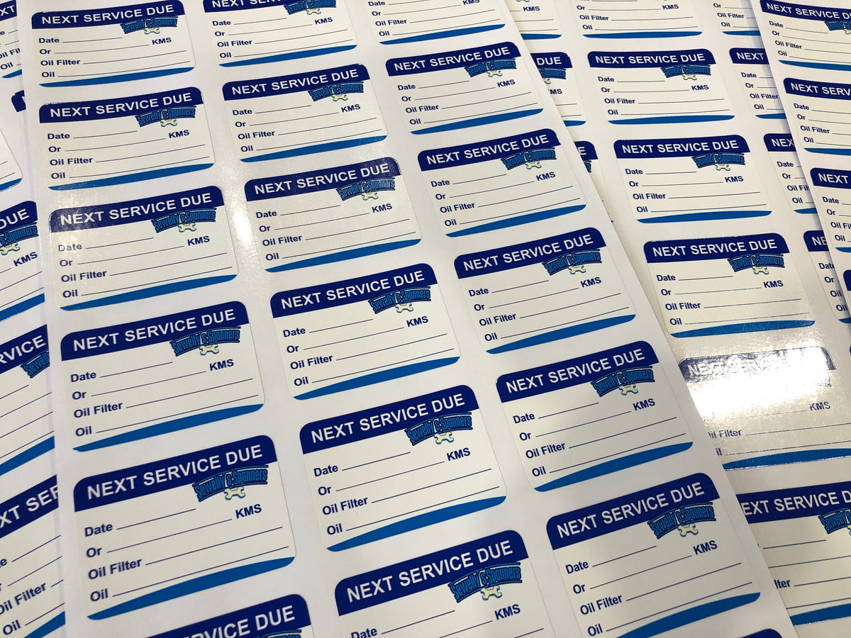 Square Service Sticker Square stickers – Grove Wesley Design Art