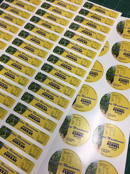 Rectangle stickers