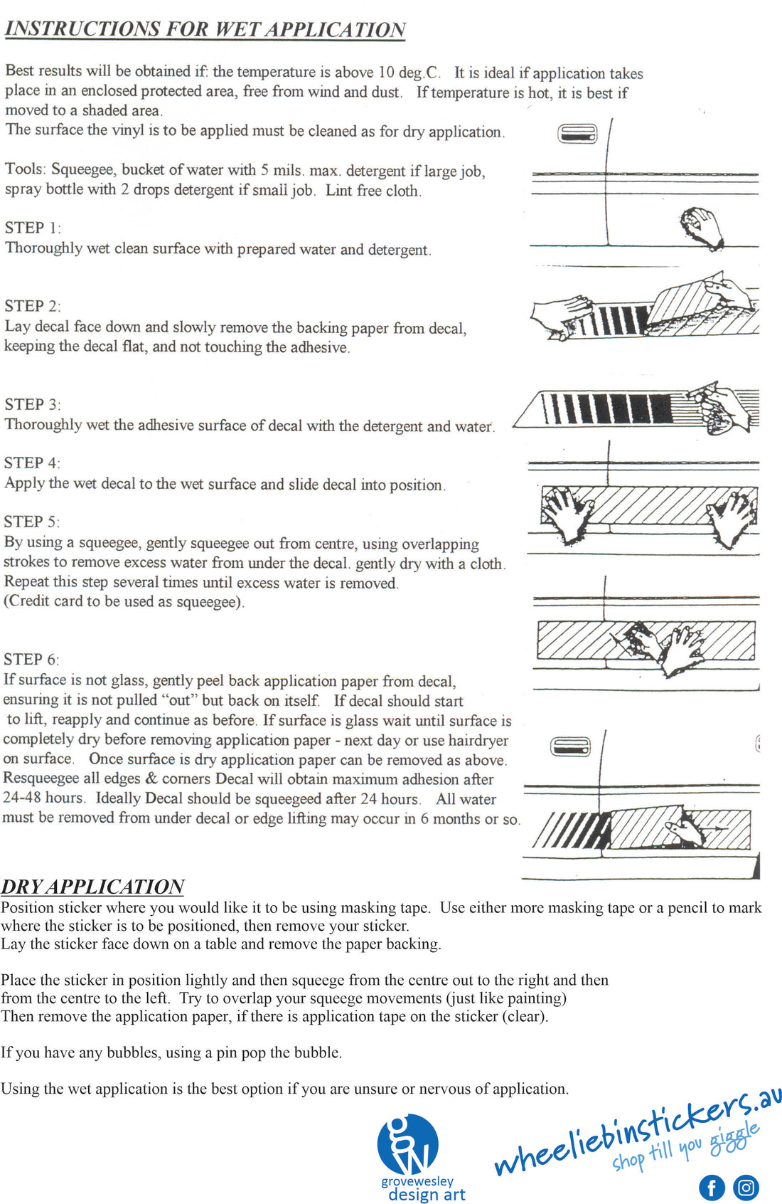 Graphics installation instructions