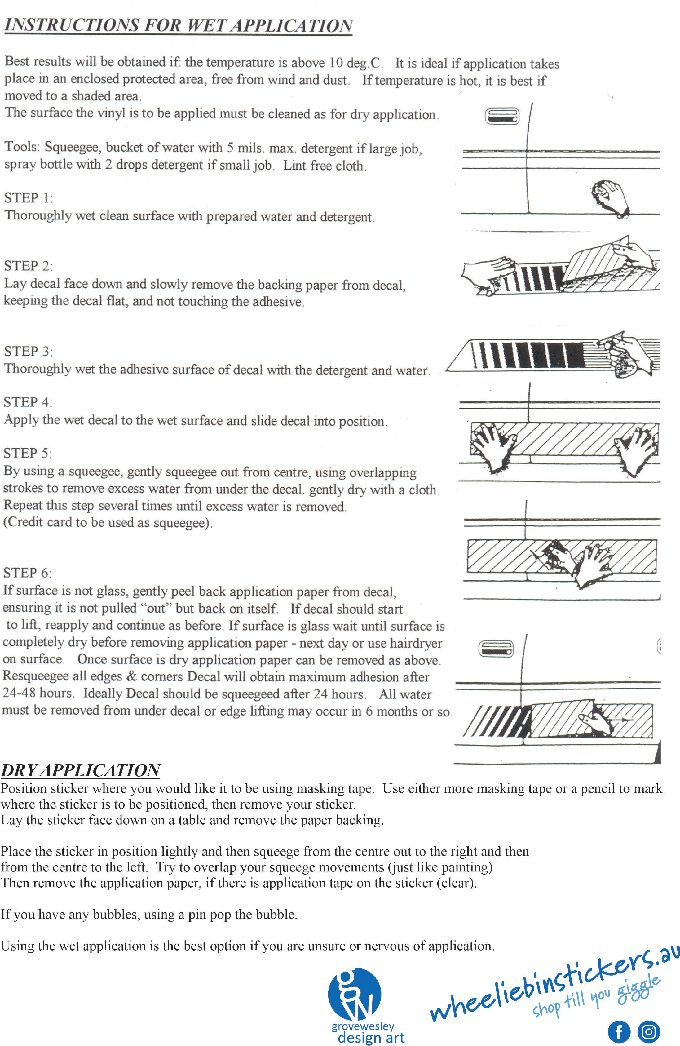 Graphics installation instructions