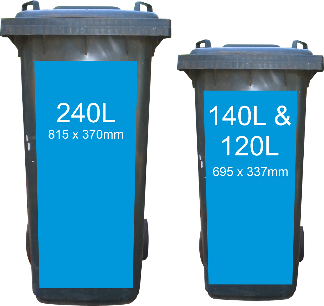 Wildlife volunteers wheelie bin sticker