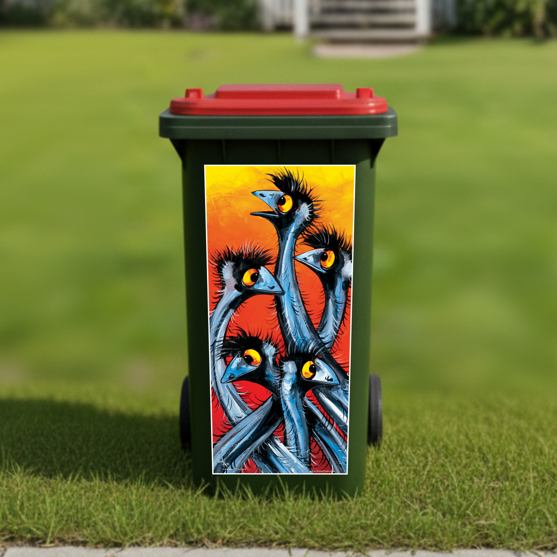 Where are you wheelie bin sticker