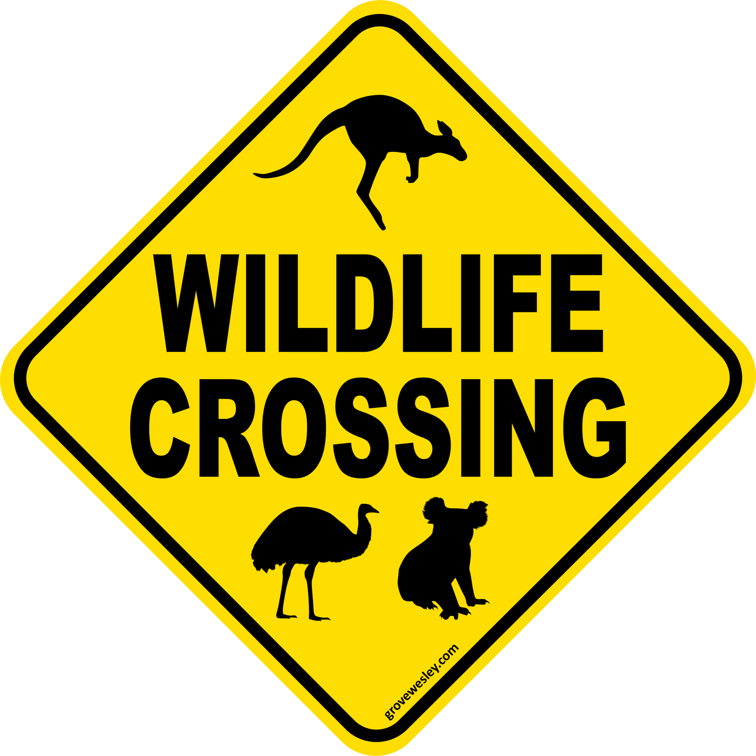 Wildlife and kids warning stickers for wheelie bins