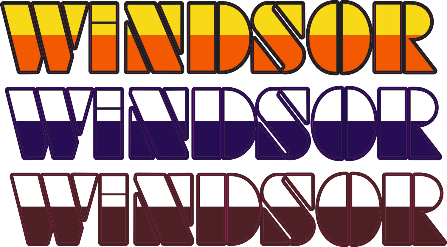 Windsor 1989 caravan sticker